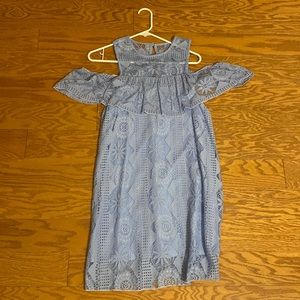 Baby blue lace dress